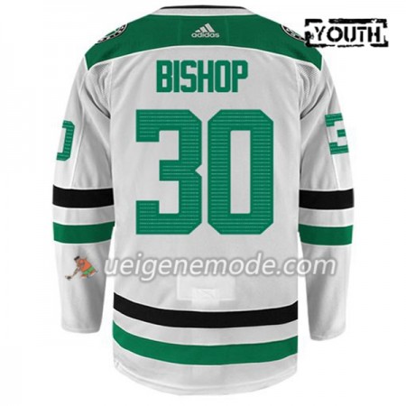 Kinder Eishockey Dallas Stars Trikot BEN BISHOP 30 Adidas Weiß Authentic